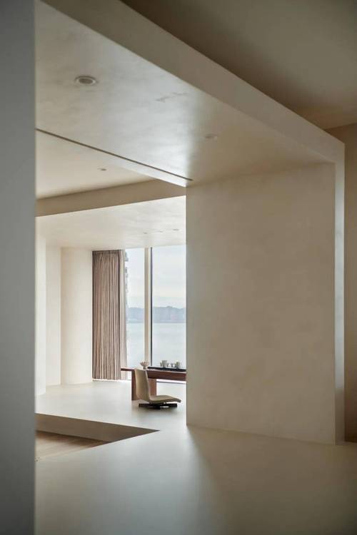 240现代公寓微水泥独特朴实的质感构建随时可以躺平的家