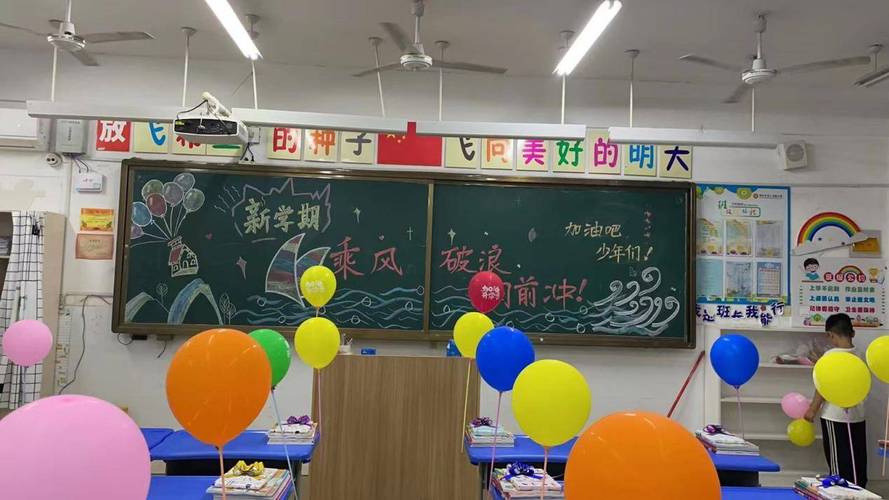濮阳市第二实验小学三年级新学期教室布置班级期望文化