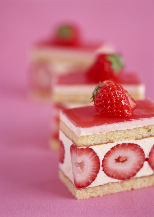 草莓蛋糕草莓甜点美食世界草莓蛋糕甜点图片
