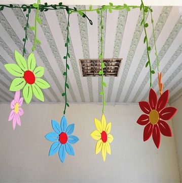 特价幼儿园吊饰教室走廊家居墙壁布置创意装饰品田园仿真枫叶挂饰