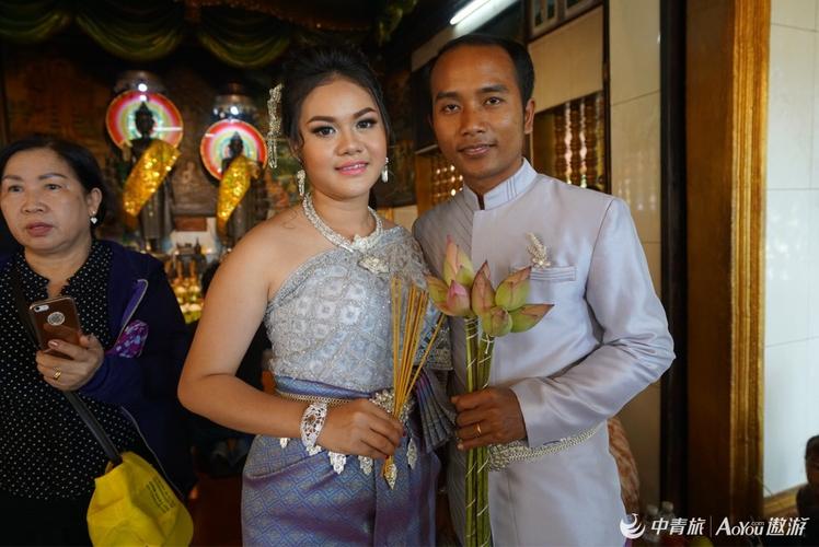 柬埔寨人拍婚照