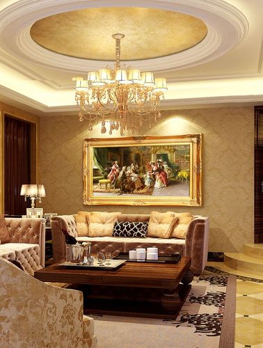 人物油画装饰画宫廷客厅大气沙发背景墙挂画别墅酒店餐厅欧式壁画
