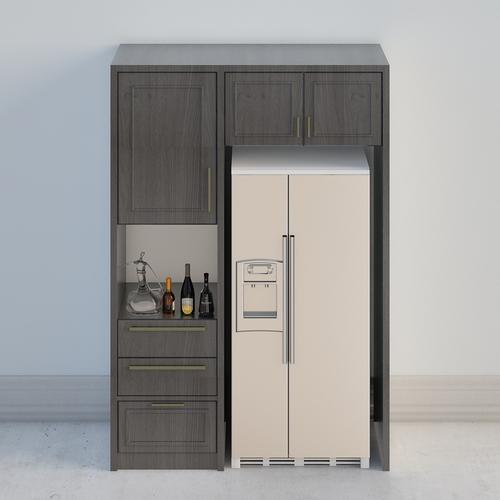 冰箱内嵌柜3d模型