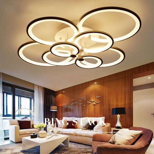 2020客厅大灯圆简约现代创意个性新款卧室厅大气家用led吸顶灯具