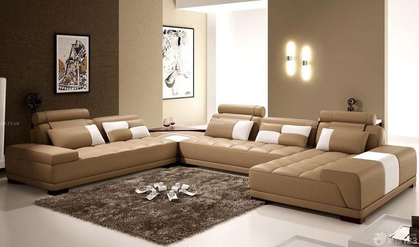 现代客厅组合沙发装修效果图片大全