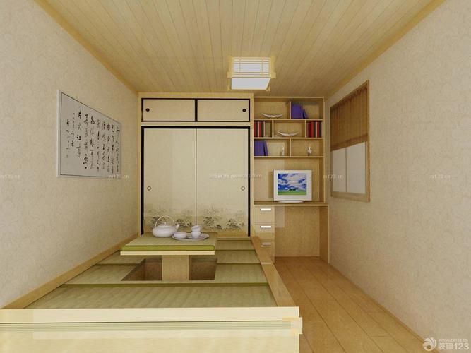 日式风格家居小房间榻榻米装修效果图欣赏