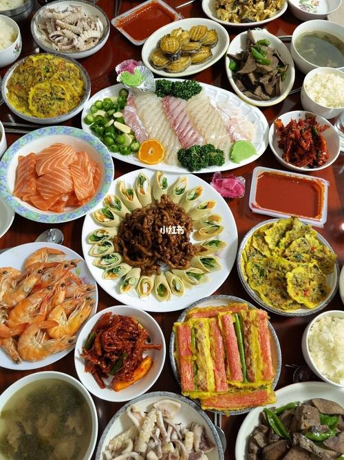 在韩国的除夕年夜饭