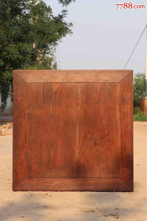 清代红榉木方桌尺寸98见方高80全品牢固包老.