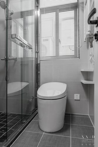 华丽64平现代二居卫生间装潢图卫生间马桶现代简约卫生间设计图片赏析