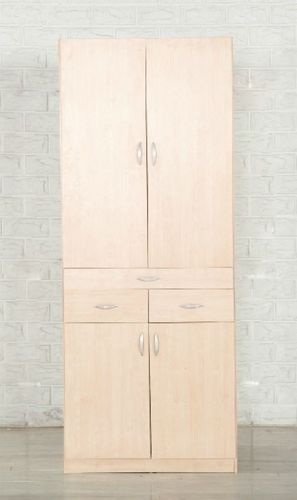 商品信息名称衣柜简约白枫色板式衣柜标签实木家具