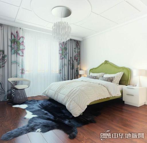 小情调的浪漫生活卧室地板装修效果图