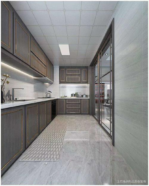 橱柜厨房中式现代280m05四居及以上设计图片赏析