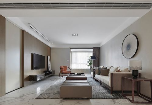 144平米三室户现代简约风格装修效果图