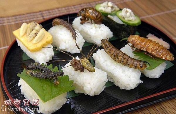 日本昆虫料理美味还是恶心
