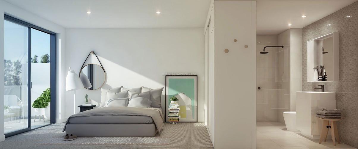 现代简约家装15平米卧室装修图片装信通网效果图