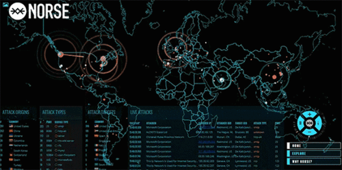 会议室装逼神器全球最好的八个网络攻击监控地图