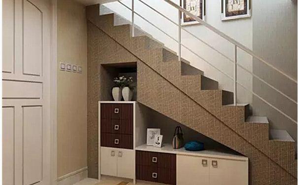 楼梯下空间鞋柜设计效果图欣赏设计方案众易居装修知识