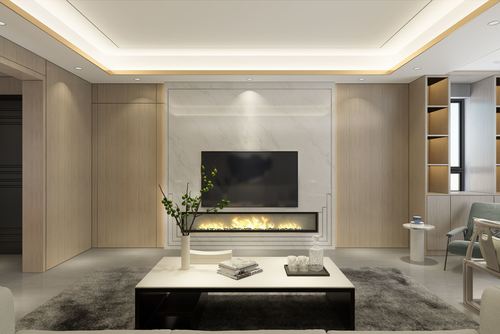 户型欧式奢华风格客厅沙发马赛克背景墙效果图