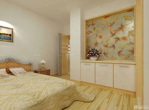现代温馨家庭卧室装修样板间40平方房子装信通网效果图