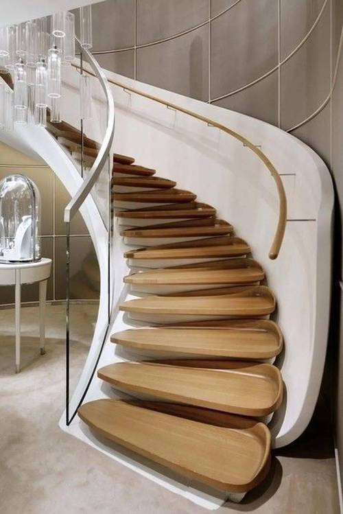 楼梯这样设计看起来很美