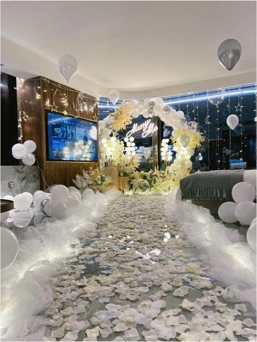 温柔浪漫的康莱德酒店求婚布置78北京求婚