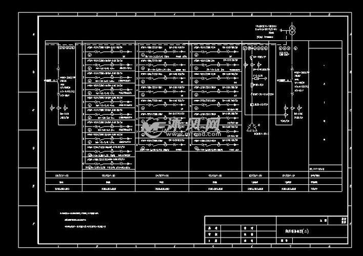 低压柜系统图配电室设备平面布置图图纸参数图纸id