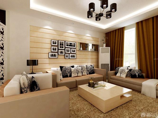 最新地中海风格普通家庭客厅装修效果图片