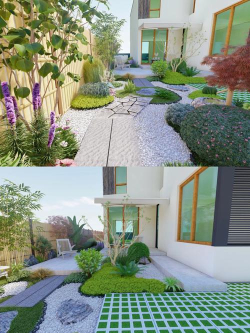 巴黎私家庭院设计日式现代简约风花园来啦