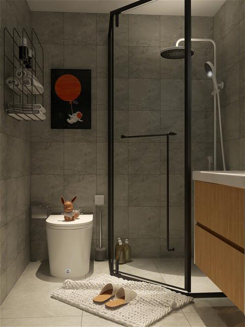 7815浴室采用低饱和度的色彩96空间设计合理96这样的设计