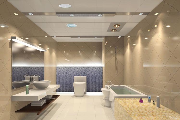 现代风格浴室铝扣天花板吊顶装修效果图片大全设计456装修效果图