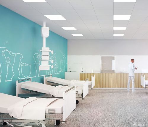 医院病房背景墙设计效果图片大全装修123效果图
