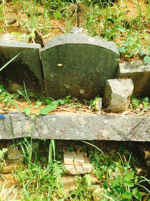 5月21日大王里组菜子洋土料场坟墓迁移确认