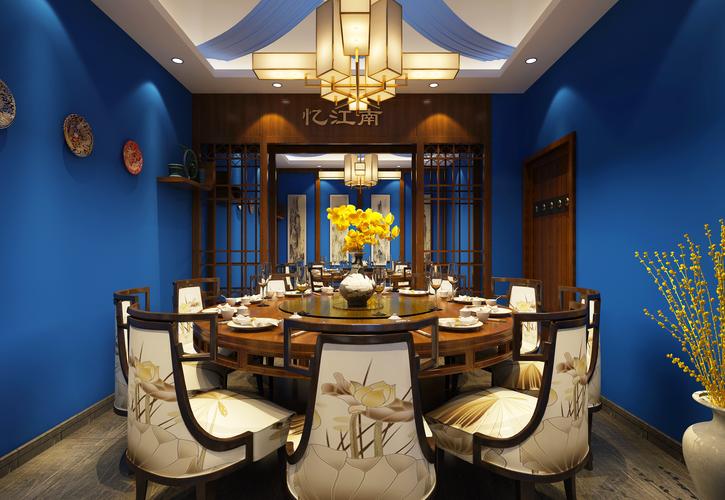 武陵源代记私房菜主题餐厅古典风格装修效果图