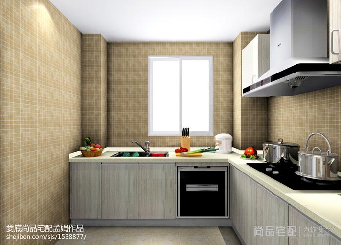 精选面积86平现代二居厨房装修设计效果图