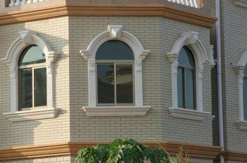 好看的别墅外窗设计效果图石材窗套样式好多