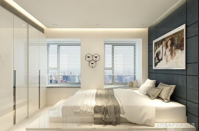 卧室卧室现代简约30m05一居设计图片赏析