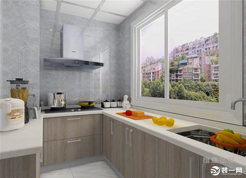 濮阳英皇国际110平三居室简约风格厨房装修