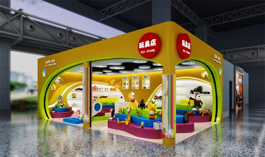 儿童玩具店设计小孩玩具店装修商场玩具店铺设计40