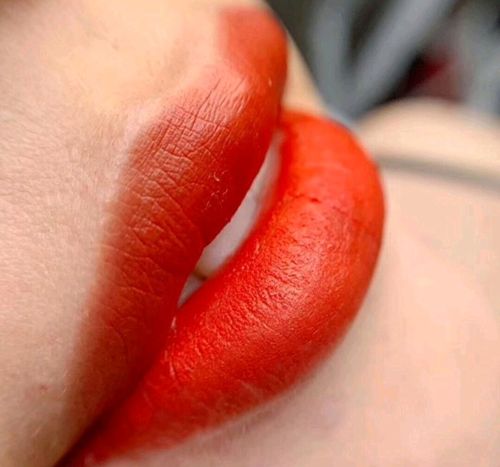 高清图片漂唇和纹唇哪个效果更好漂唇图片果冻唇正红的图片纹唇图片