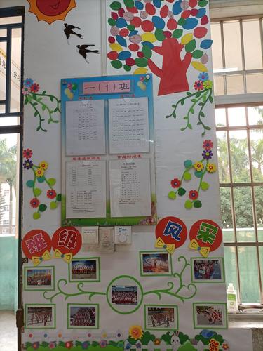润物细无声一一合浦县常乐镇中心小学之班级文化墙展示一至三年级