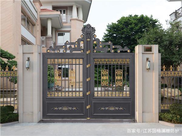 为什么高端别墅都会选择铝艺围墙庭院大门呢