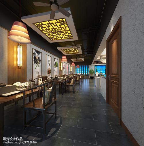 中式餐厅1000m以上其他家装装修案例效果图