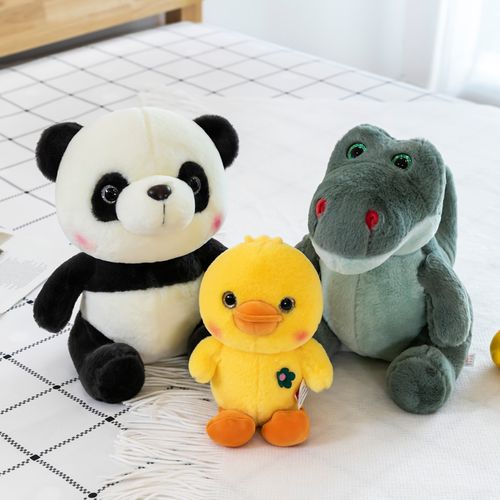森林动物毛绒玩具熊猫公仔礼品夹机布娃娃结婚婚庆毛绒布艺类玩具