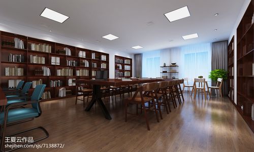 阅览室60m05以下其他家装装修案例效果图