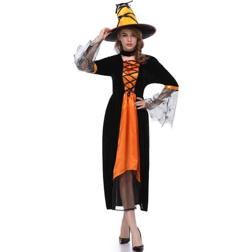 欧美万圣节角色扮演服装成人女巫婆
