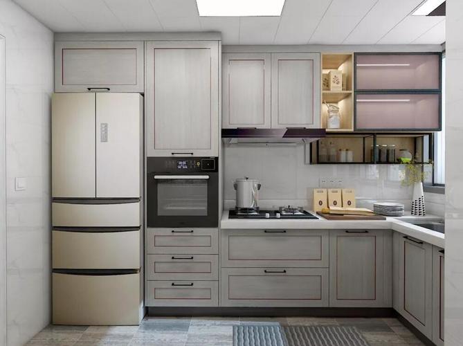 6款现代简约橱柜装修效果图现代风格厨房设计