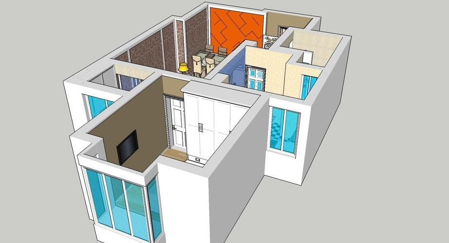 最新房屋设计模型效果图