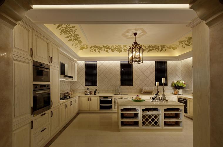 美式风格别墅白领80后厨房装修效果图片装修美图