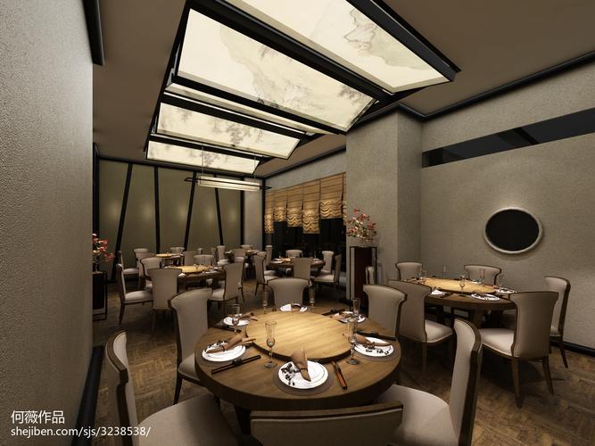 古典的美中餐厅设计餐饮空间270m05设计图片赏析