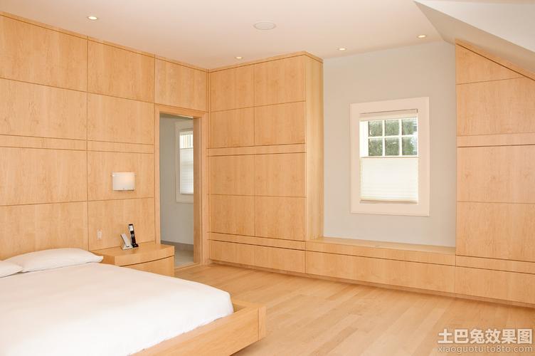 日式简约卧室橱柜设计效果图